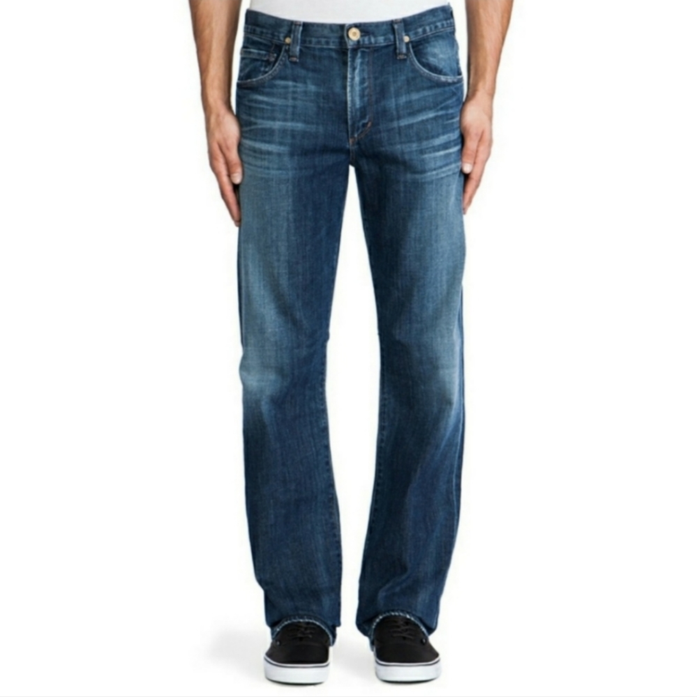 Citizens of Humanity Evans Relaxed Button Fly 606 Dark Wash Men's Size 30 - Picture 7 of 7